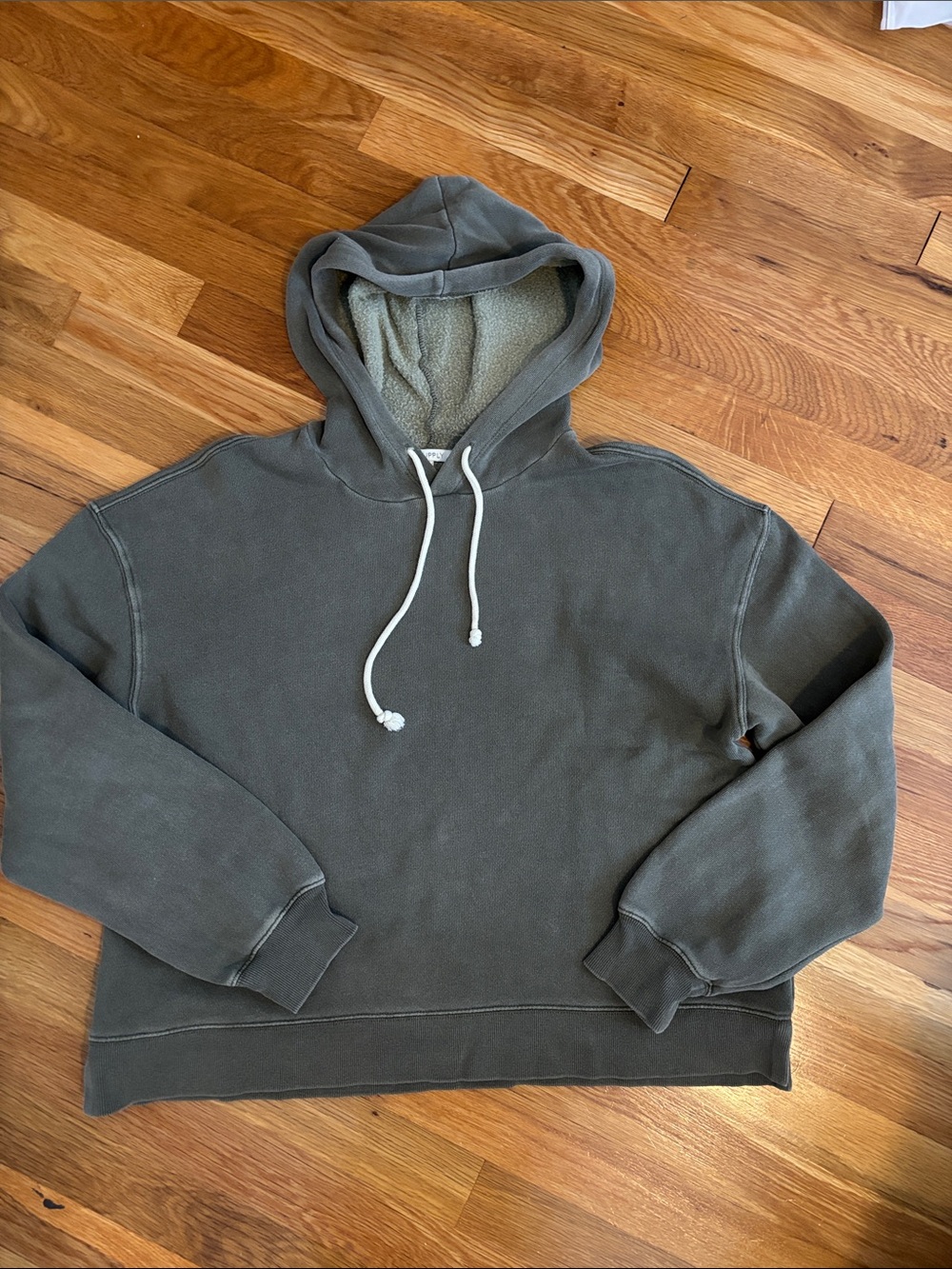 Z Supply Olive Hooded Sweatshirt